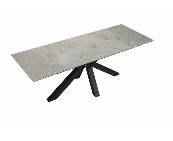 Стол DikLine SFE140 Керамика Italian Grey (глянец серый)/подстолье черное/опоры черные (2 уп.), изображение 8 | Интернет магазин мебели и декора LifeDekor