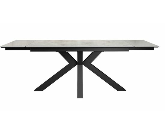 Стол DikLine SFE160 Керамика Italian Grey (глянец серый)/подстолье черное/опоры черные (2 уп.), изображение 3 | Интернет магазин мебели и декора LifeDekor