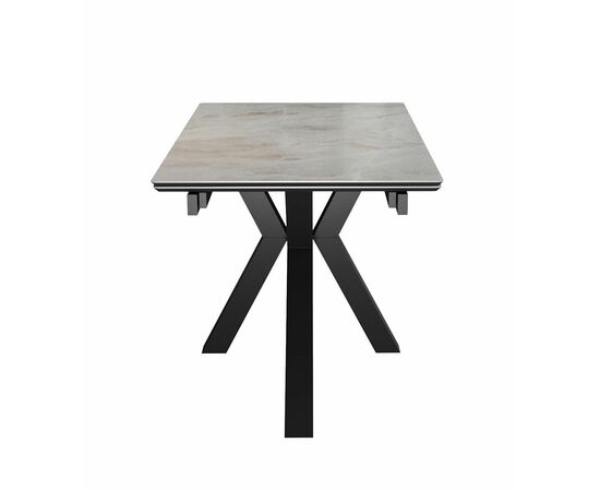 Стол DikLine SFE140 Керамика Italian Grey (глянец серый)/подстолье черное/опоры черные (2 уп.), изображение 6 | Интернет магазин мебели и декора LifeDekor