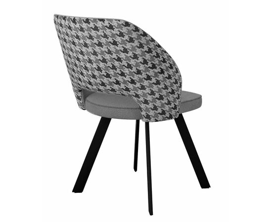 Стул DikLine 274 поворотный SB5/A3 серый, ножки черные, изображение 3 | Интернет магазин мебели и декора LifeDekor