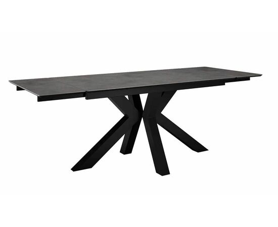 Стол DikLine SFE160 Керамика мрамор Бронза/подстолье черное/опоры черные (2 уп.), изображение 5 | Интернет магазин мебели и декора LifeDekor