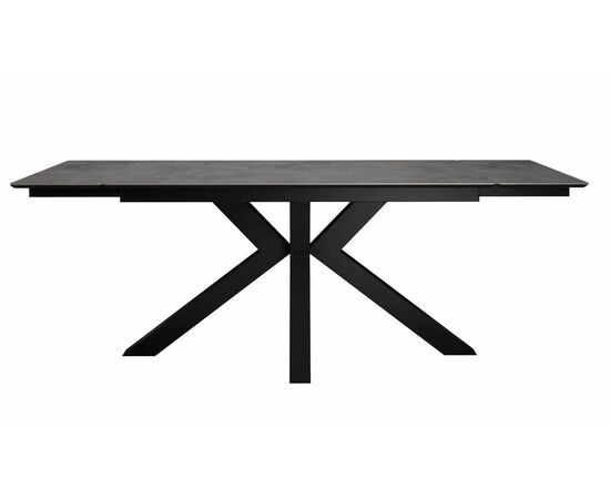 Стол DikLine SFE160 Керамика мрамор Бронза/подстолье черное/опоры черные (2 уп.), изображение 4 | Интернет магазин мебели и декора LifeDekor