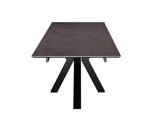 Стол DikLine SFE160 Керамика мрамор Бронза/подстолье черное/опоры черные (2 уп.), изображение 6 | Интернет магазин мебели и декора LifeDekor