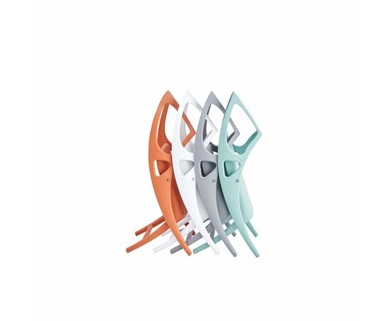 Стул пластиковый Lilu мятный, изображение 2 | Интернет магазин мебели и декора LifeDekor