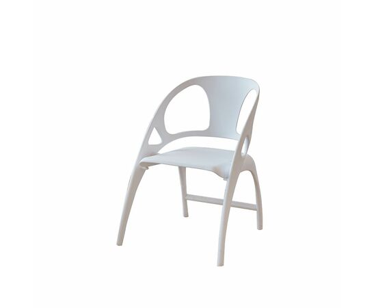 Стул пластиковый Lilu белый | Интернет магазин мебели и декора LifeDekor
