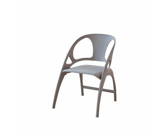 Стул пластиковый Lilu серый | Интернет магазин мебели и декора LifeDekor