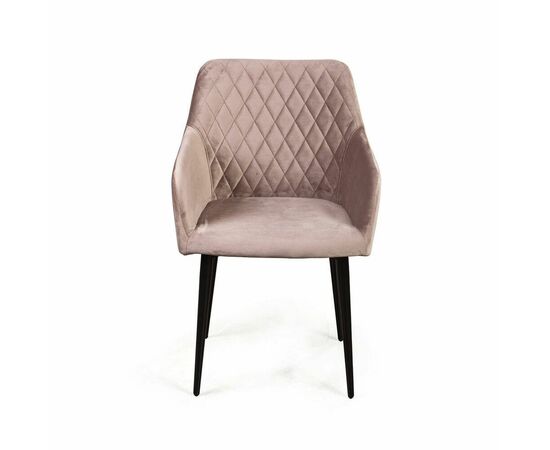 Стул с подлокотниками Robert, бархат бежевый 5, изображение 2 | Интернет магазин мебели и декора LifeDekor
