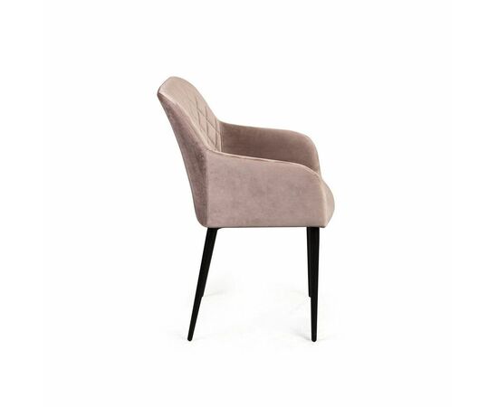 Стул с подлокотниками Robert, бархат бежевый 5, изображение 3 | Интернет магазин мебели и декора LifeDekor