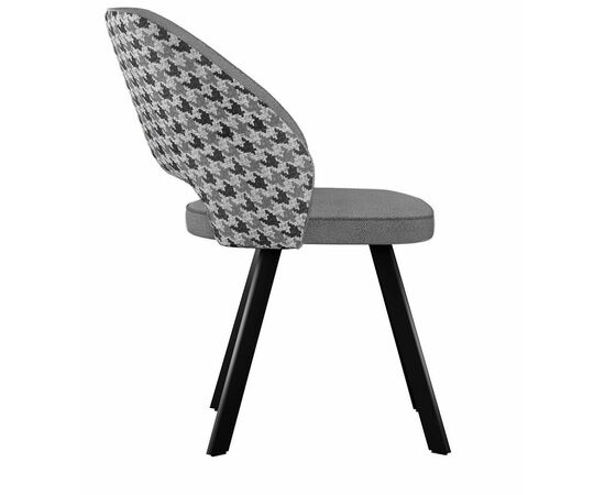 Стул DikLine 274 поворотный SB5/A3 серый, ножки черные, изображение 4 | Интернет магазин мебели и декора LifeDekor