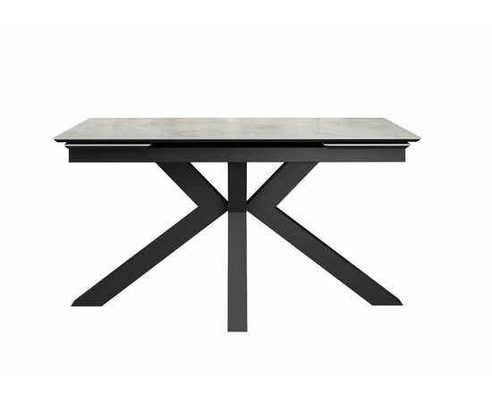 Стол DikLine SFE140 Керамика Italian Grey (глянец серый)/подстолье черное/опоры черные (2 уп.), изображение 7 | Интернет магазин мебели и декора LifeDekor