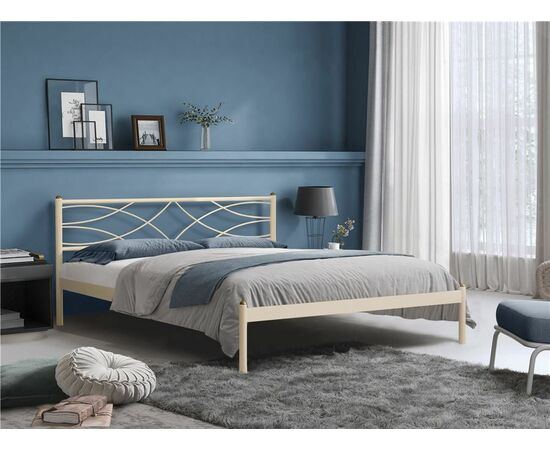 Кровать Экзотика (180х200/цвет Бежевый/ металлическое основание) | Интернет магазин мебели и декора LifeDekor