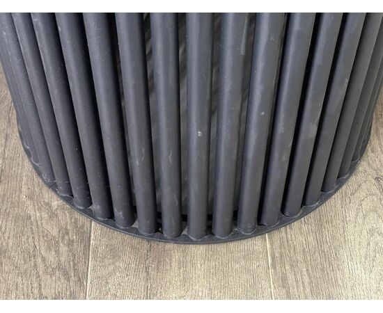 Стол DikLine AKR120 Керамика глянец Ostra Bianco/подстолье черное/опоры черные (2 уп.), изображение 3 | Интернет магазин мебели и декора LifeDekor