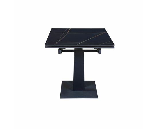 Стол раскладной Malibu (120+30+30), керамика матовая Black Gold, изображение 4 | Интернет магазин мебели и декора LifeDekor