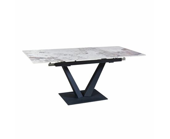 Стол раскладной Malibu (120+30+30), керамика глянцевая Pandora, изображение 11 | Интернет магазин мебели и декора LifeDekor