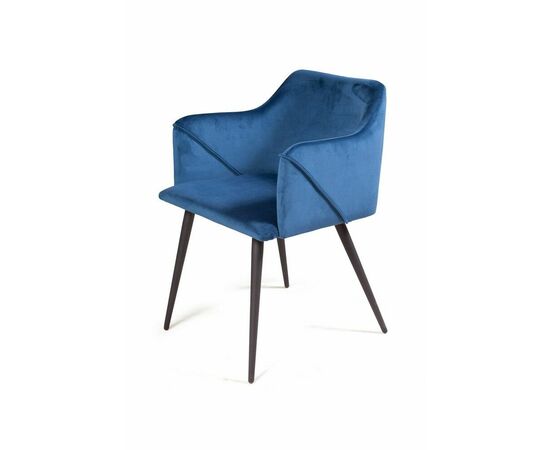 Стул MONE, бархат синий 29, изображение 4 | Интернет магазин мебели и декора LifeDekor