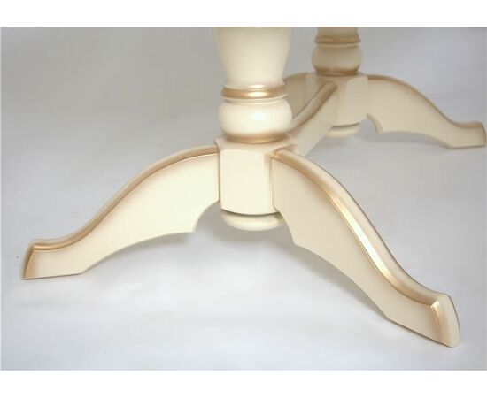 Стол Макси (цвет:Слоновая кость + сусальное золото), изображение 3 | Интернет магазин мебели и декора LifeDekor