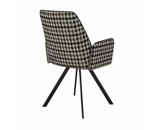 Стул DikLine 293 поворотный SB4/A2 бежевый, ножки черные, изображение 4 | Интернет магазин мебели и декора LifeDekor