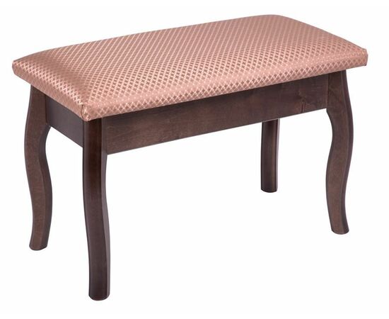 Банкетка из массива березы (каркас Венге/ ткань Джоли 37/1 | Интернет магазин мебели и декора LifeDekor