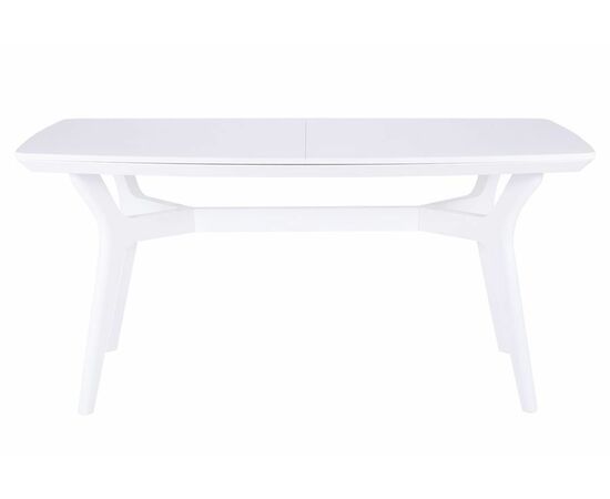 Стол Фиджи 1600(2100)х900, цвет белая эмаль, изображение 4 | Интернет магазин мебели и декора LifeDekor