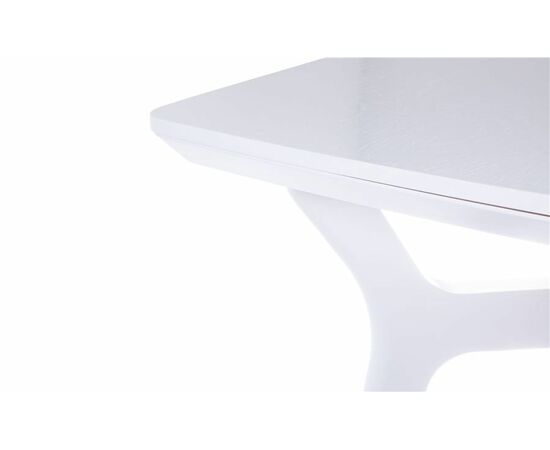 Стол Фиджи 1600(2100)х900, цвет белая эмаль, изображение 6 | Интернет магазин мебели и декора LifeDekor