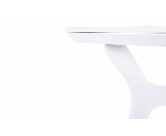 Стол Фиджи 1600(2100)х900, цвет белая эмаль, изображение 7 | Интернет магазин мебели и декора LifeDekor