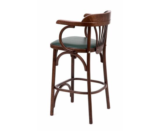 Стул барный 650 Венский мягкий (темный тон, экокожа Зеленая), изображение 2 | Интернет магазин мебели и декора LifeDekor