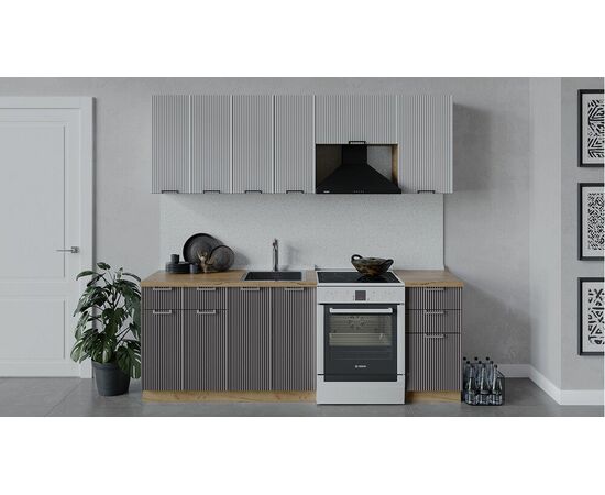 Кухонный гарнитур «Кимберли» длиной 220 см | Интернет магазин мебели и декора LifeDekor