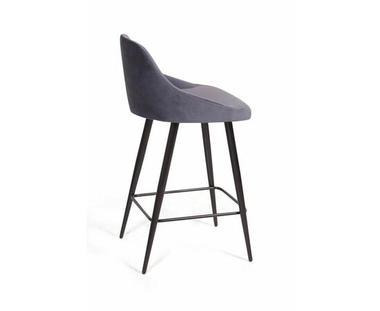 Стул полубарный Douglas, бархат серый 27, изображение 9 | Интернет магазин мебели и декора LifeDekor