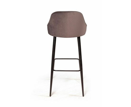 Стул барный Neo, бархат коричневый 12, изображение 5 | Интернет магазин мебели и декора LifeDekor