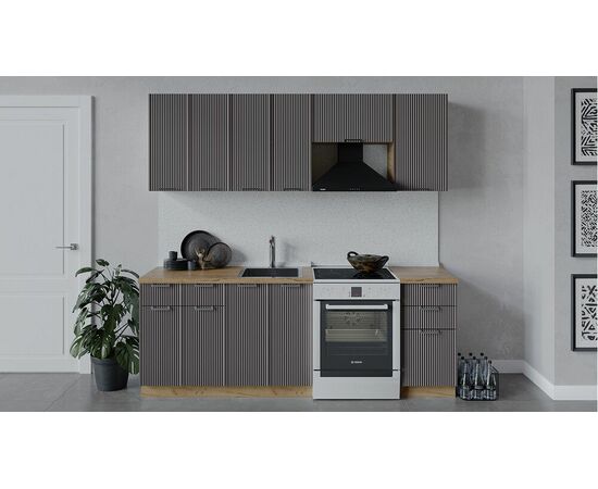 Кухонный гарнитур «Кимберли» длиной 220 см | Интернет магазин мебели и декора LifeDekor