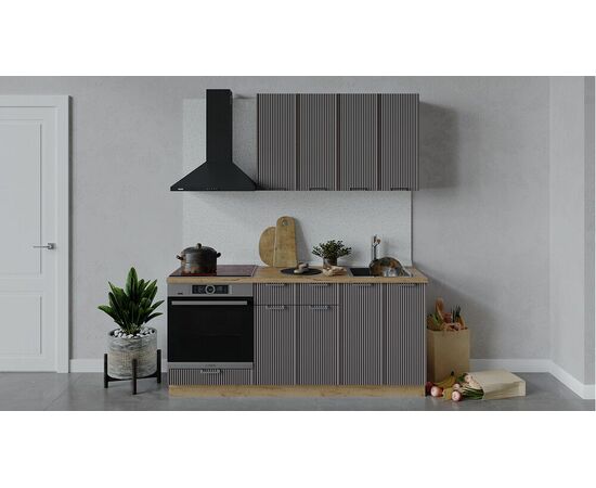 Кухонный гарнитур «Кимберли» длиной 180 см со шкафом НБ | Интернет магазин мебели и декора LifeDekor