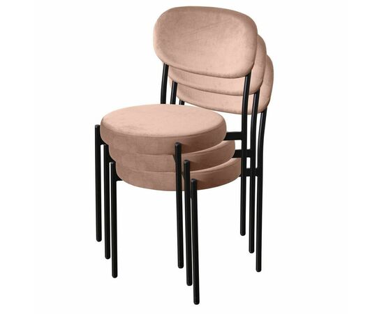 Стул Mason, бархат бежевый 5, изображение 7 | Интернет магазин мебели и декора LifeDekor