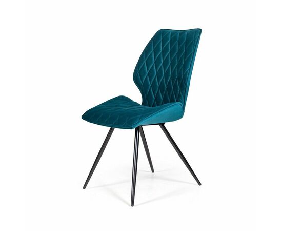 Стул Flash ромб поворотный 90 градусов, функция возврата, антишум, бархат изумрудный 87 | Интернет магазин мебели и декора LifeDekor