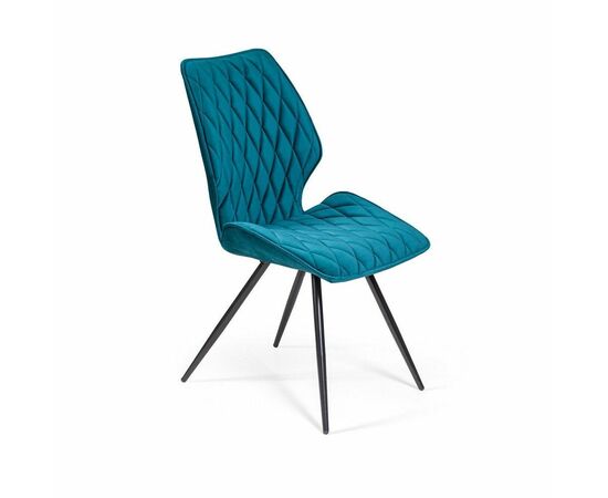 Стул Flash ромб поворотный 360 градусов, бархат изумрудный 87, изображение 4 | Интернет магазин мебели и декора LifeDekor