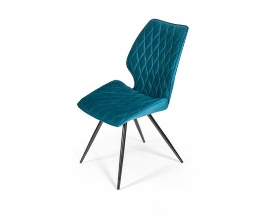 Стул Flash ромб поворотный 360 градусов, бархат изумрудный 87, изображение 8 | Интернет магазин мебели и декора LifeDekor