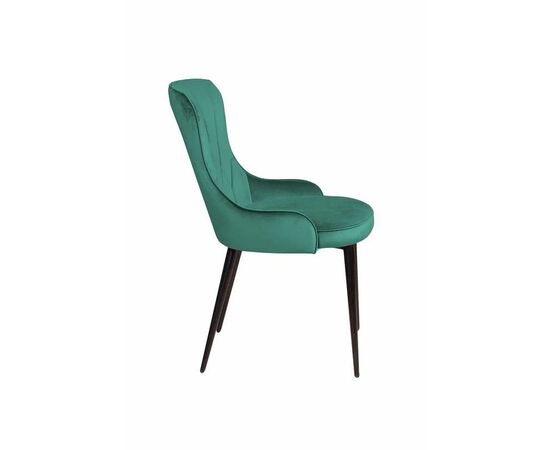 Стул Leonardo, бархат зеленый 19, изображение 3 | Интернет магазин мебели и декора LifeDekor