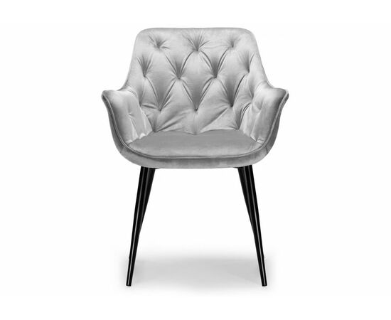 Стул на металлокаркасе Remo light gray, изображение 3 | Интернет магазин мебели и декора LifeDekor