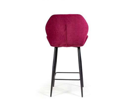 Стул полубарный Crystal, бархат винно-красный 16, изображение 6 | Интернет магазин мебели и декора LifeDekor
