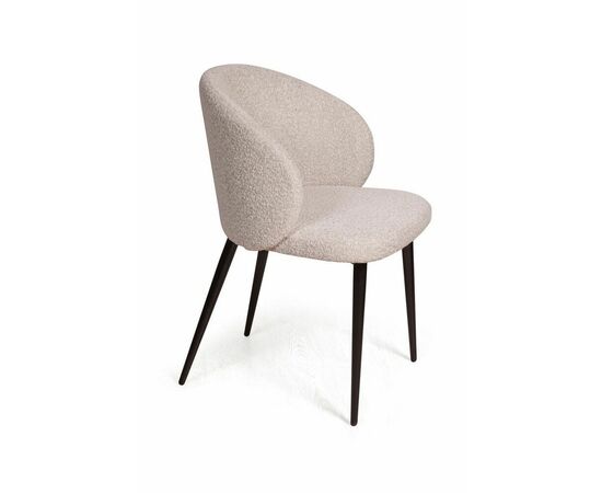 Стул Vito, букле белый / опора конус, изображение 2 | Интернет магазин мебели и декора LifeDekor