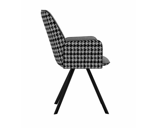 Стул DikLine 293 поворотный SB5/A3 серый, ножки черные, изображение 3 | Интернет магазин мебели и декора LifeDekor