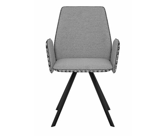 Стул DikLine 293 поворотный SB6/A3 св.сер, ножки черные,, изображение 2 | Интернет магазин мебели и декора LifeDekor