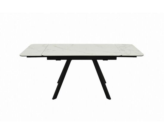 Стол Леон NEW, Керамогранит, Черный/Calacata vaglioro, изображение 5 | Интернет магазин мебели и декора LifeDekor