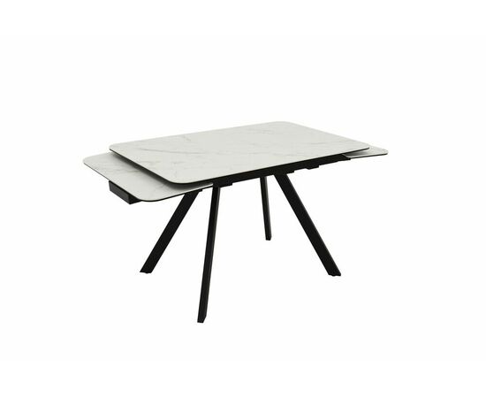 Стол Леон NEW, Керамогранит, Черный/Calacata vaglioro, изображение 6 | Интернет магазин мебели и декора LifeDekor