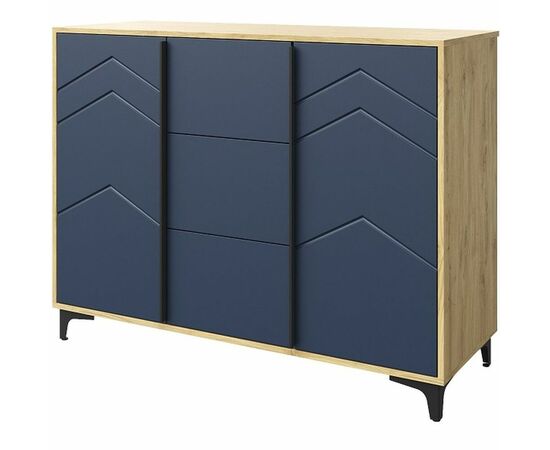 Комод «Тиана» КМК 0967.16, дуб наварра/синий матовый, изображение 2 | Интернет магазин мебели и декора LifeDekor