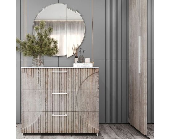 Спальня «Монтале» КМК 0966, бетон пайн светлый/астана, изображение 6 | Интернет магазин мебели и декора LifeDekor