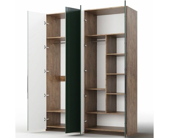 Спальня «Герта» КМК 0979, дуб канзас/зеленый матовый, изображение 7 | Интернет магазин мебели и декора LifeDekor