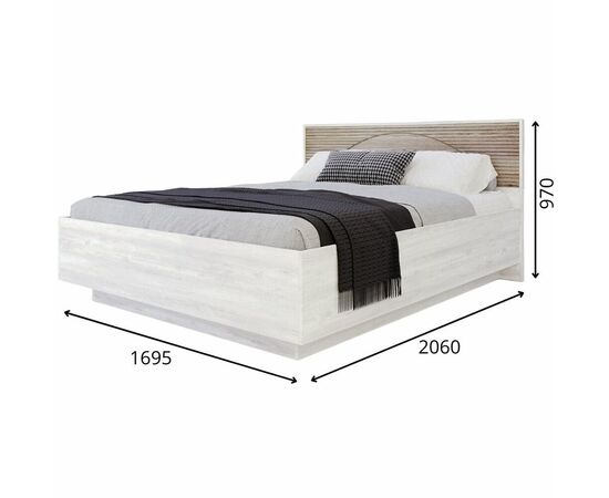 Спальня «Монтале» КМК 0966, бетон пайн светлый/астана, изображение 9 | Интернет магазин мебели и декора LifeDekor