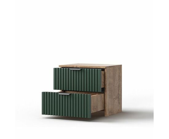 Спальня «Герта» КМК 0979, дуб канзас/зеленый матовый, изображение 8 | Интернет магазин мебели и декора LifeDekor