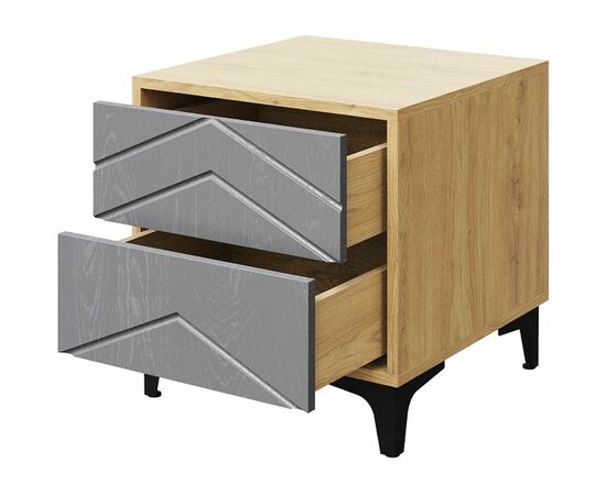 Спальня «Тиана» КМК 0967, дуб наварра/графит, изображение 7 | Интернет магазин мебели и декора LifeDekor