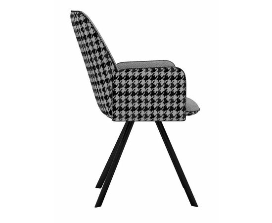 Стул DikLine 293 поворотный SB6/A3 св.сер, ножки черные,, изображение 3 | Интернет магазин мебели и декора LifeDekor